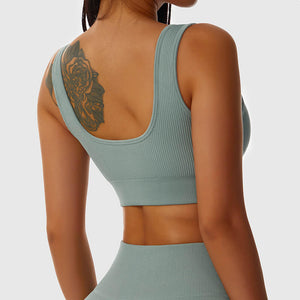 Top Fitness Elegance Seamless Ribbed