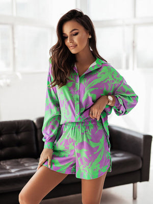 Santorini Shirt and Shorts Set