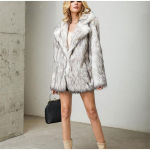 Synthetic Fur Winter Jacket