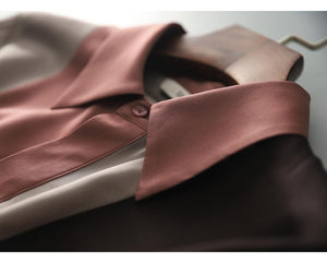 Aurelia Shirt in Satin