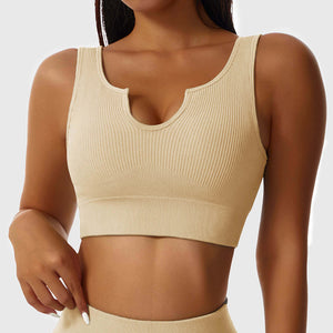 Top Fitness Elegance Seamless Ribbed