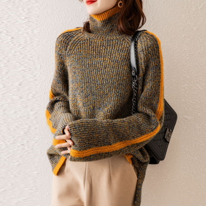 Mathilda Tricot Turtleneck Sweater