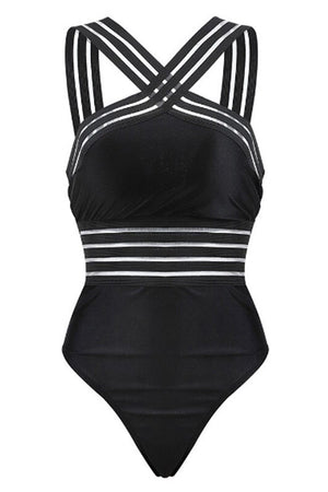 Crossover Monokini Bandage One Piece