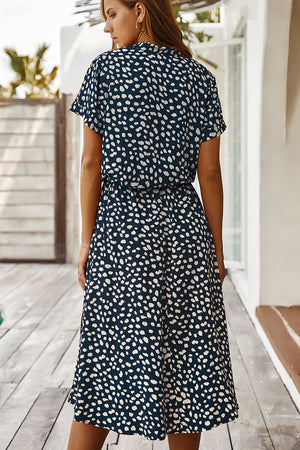 Polka Dot Midi Dress