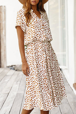 Polka Dot Midi Dress