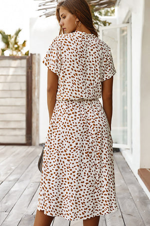 Polka Dot Midi Dress