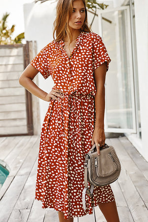 Polka Dot Midi Dress