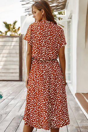 Polka Dot Midi Dress