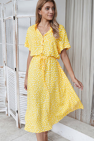 Polka Dot Midi Dress