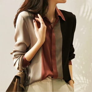 Aurelia Shirt in Satin