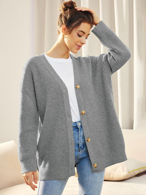 Loures Knitted Cardigan with Buttons