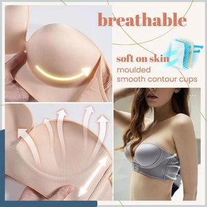 Strapless Front Buckle Lift Bra