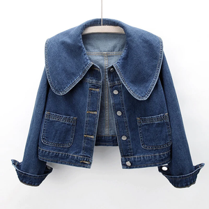 Cassidy Big Collar Denim Jacket